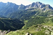 24 Dal Monte delle Galline vista sulla Valcanale con Rif. Alpe Corte